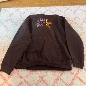 Dior Megayacht Brown Graphic Hoodie